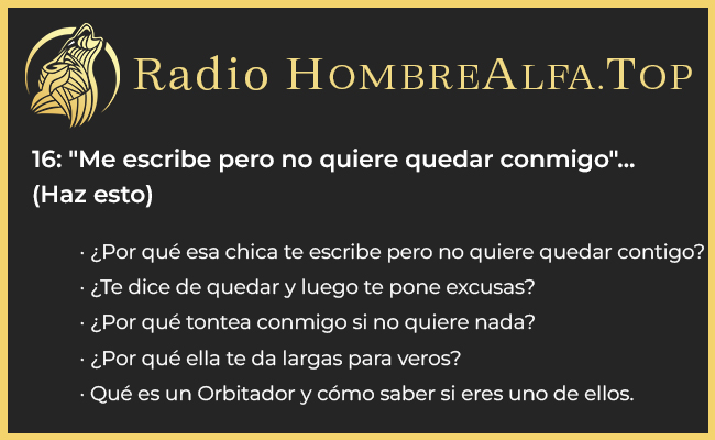 me escribe pero no quiere quedar