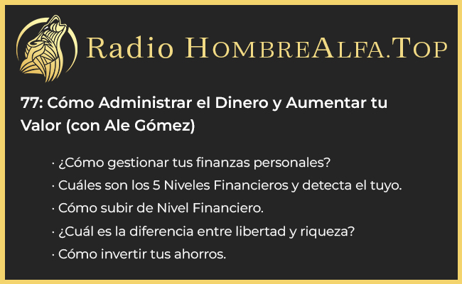 como administrar el dinero hombrealfa