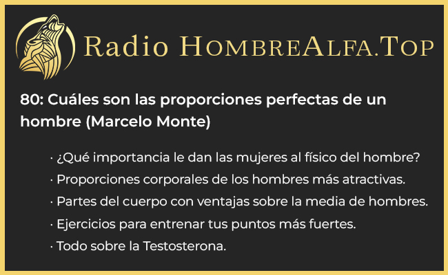 medidas perfectas en un hombre