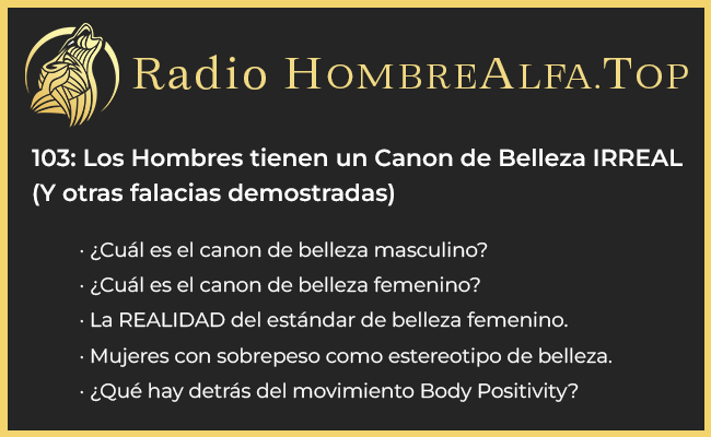 canon de belleza en hombres