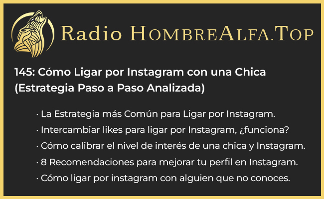 como entrarle a una chica por instagram