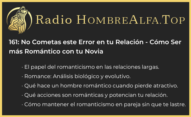 que hace un hombre romantico