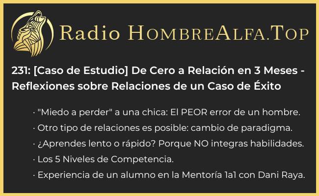 De cero a relación en meses
