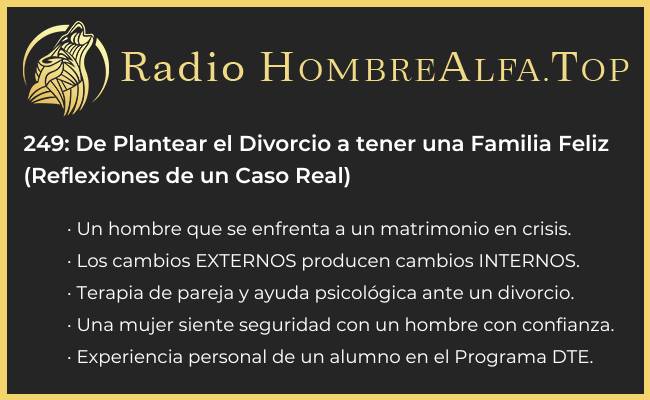 De plantear un divorcio a tener una familia feliz